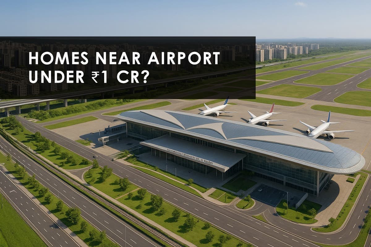 Navi Mumbai International Airport: Affordable Homes Under ₹1 Crore - A Smart Buy for First-Time Buyers - Featured blog image