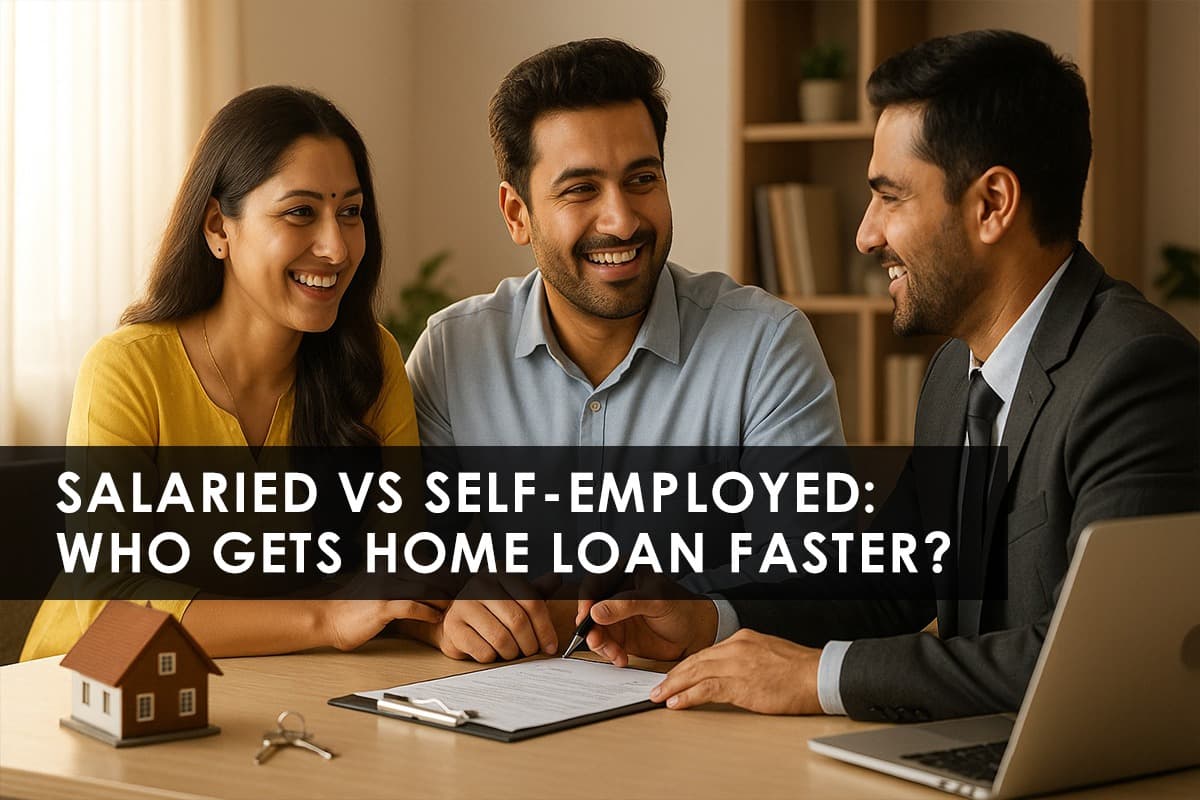 Home Loan in India 2025: Salaried vs Self-Employed – Eligibility, Rates & Approval Reality - Featured blog image