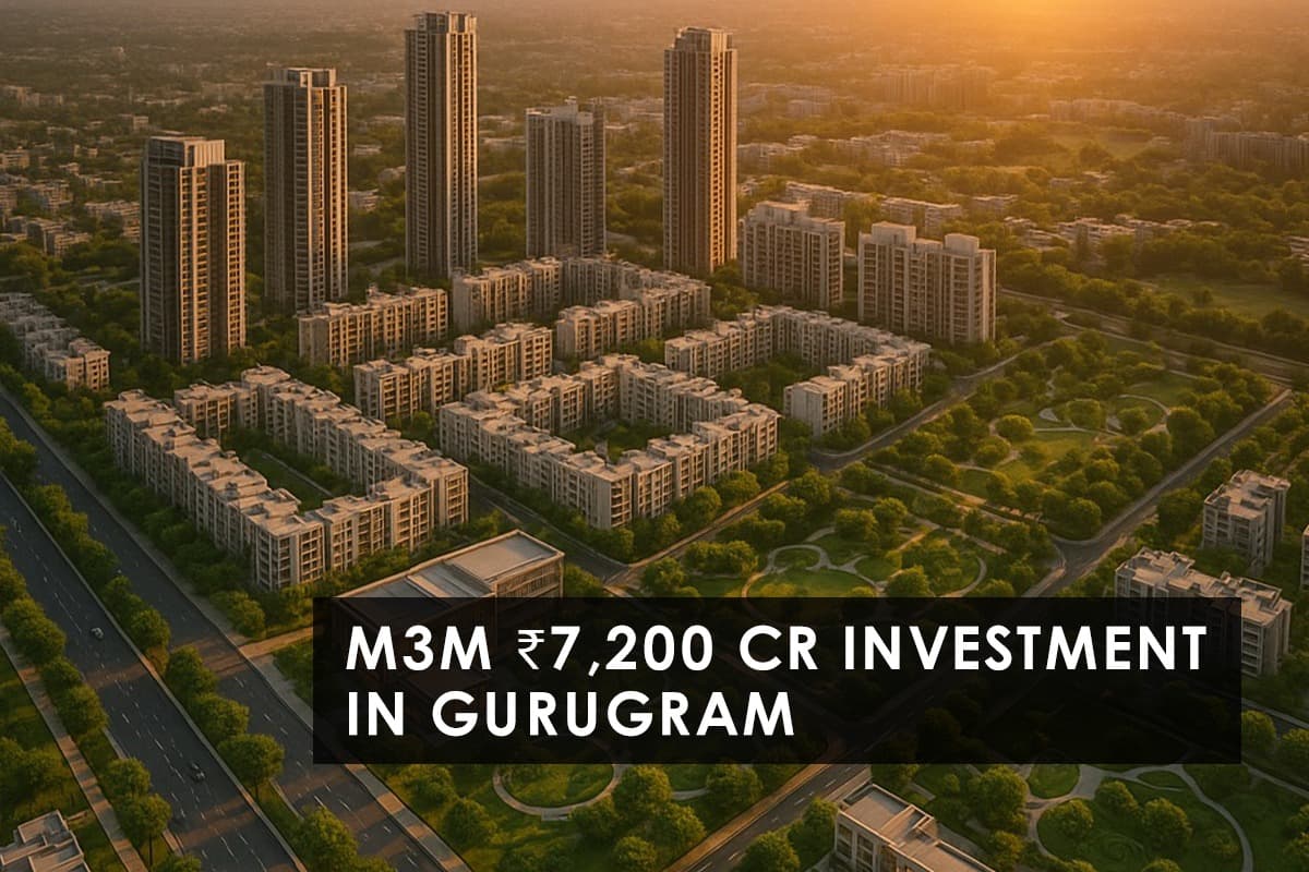 M3M India Invests ₹7,200 Crore in Integrated Township in Gurugram - Featured blog image