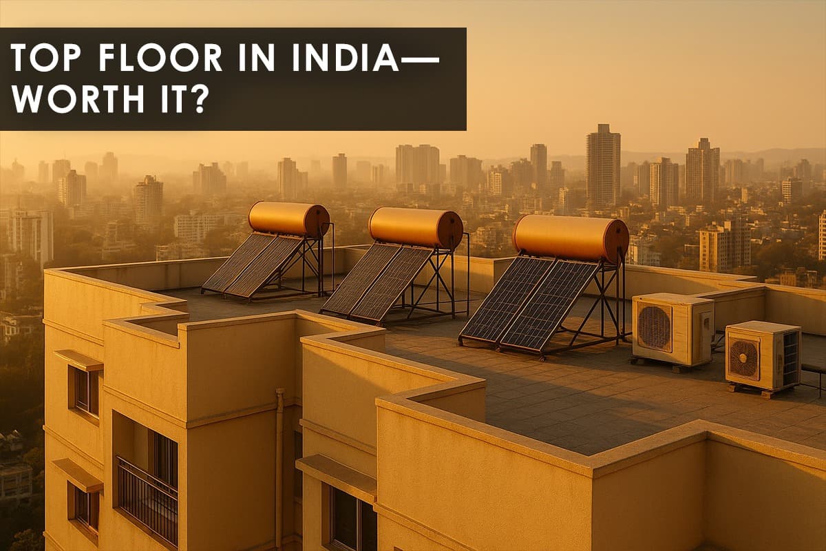 Is a Top-Floor Flat Good for Indian Weather? Full Buyer Guide (2025) - Featured blog image