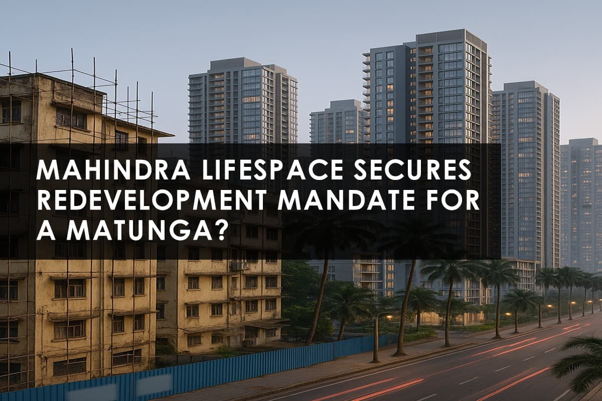 Mahindra Lifespace's ₹1,010 Crore Redevelopment Project in Matunga: Transforming Mumbai's Urban Landscape - Featured blog image