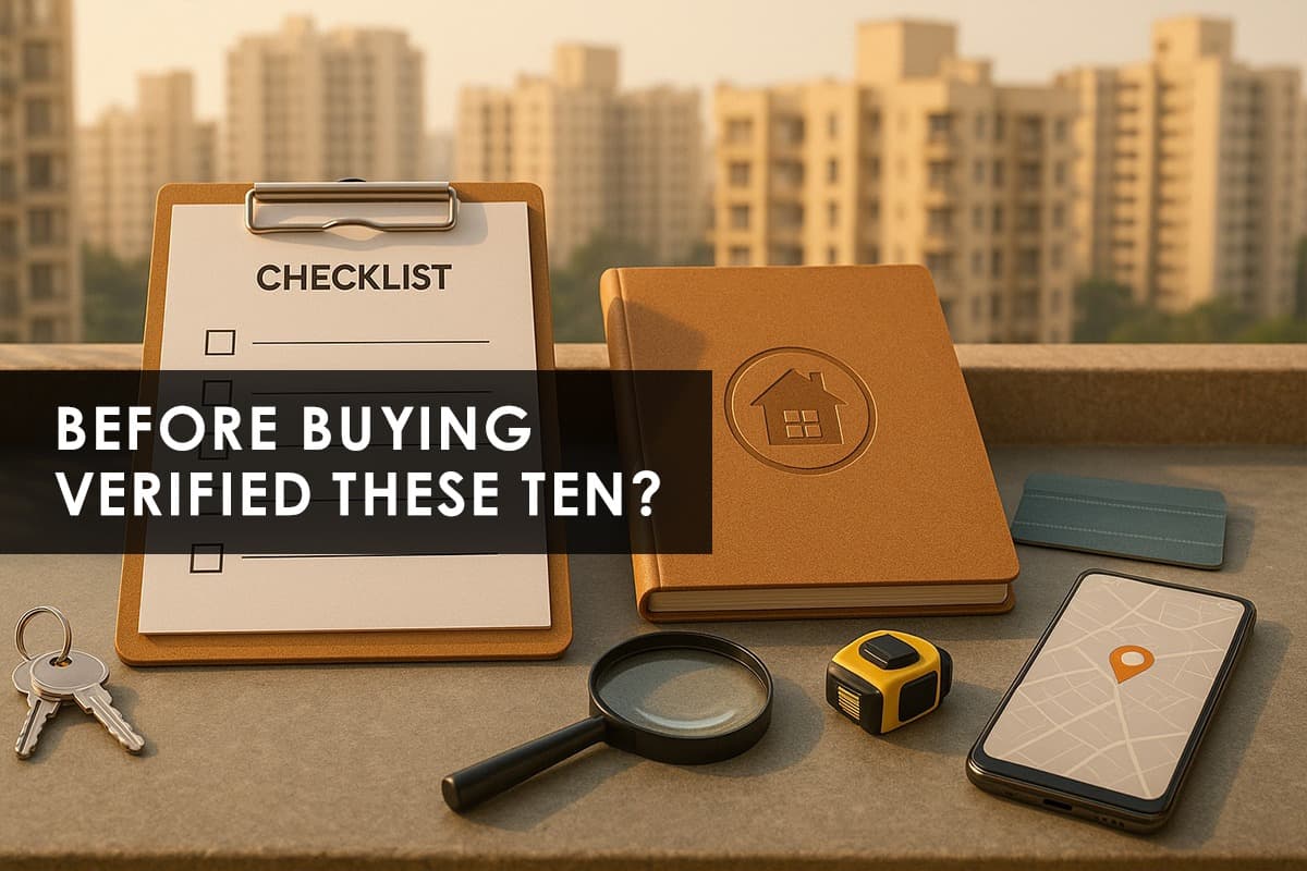 Top 10 Things to Verify Before Buying a Flat in India - Featured blog image