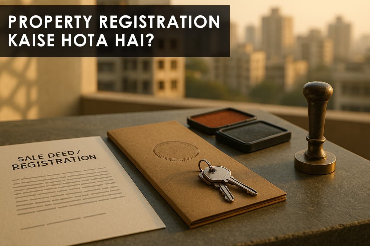How Property Registration Works in India: A Step-by-Step Guide - Featured blog image