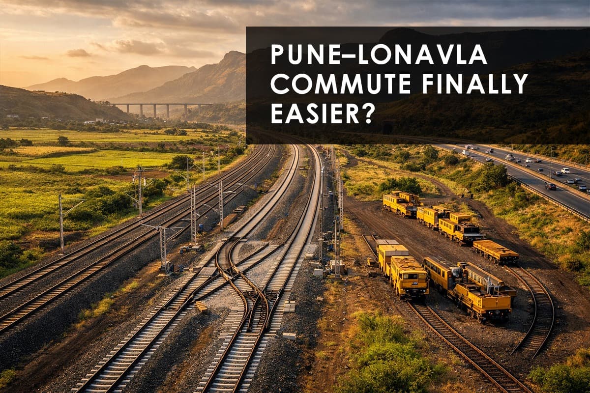 Pune-Lonavla Railway Expansion: Impact on Commuters, Economy, and Real Estate - Featured blog image