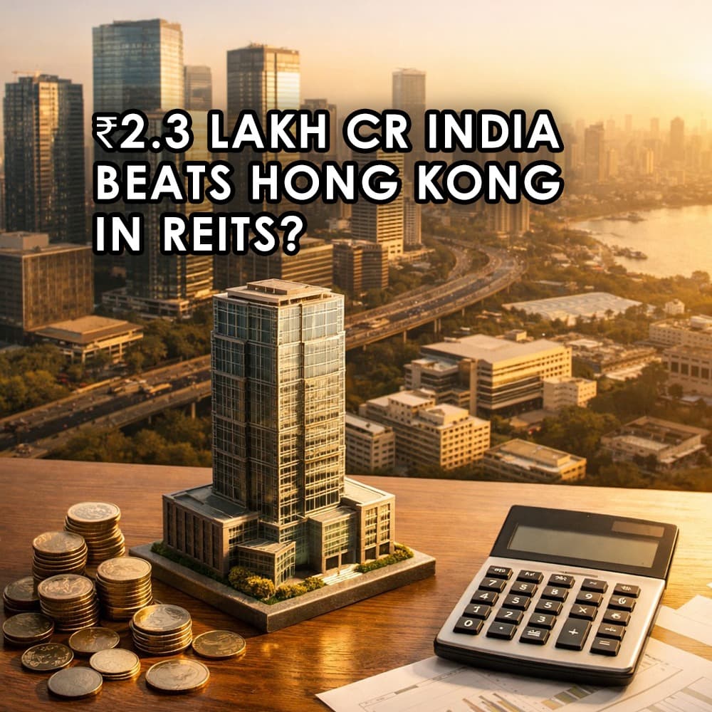 India's REIT Market Overtakes Hong Kong: A Structural Shift in Global Real Estate Investing - Featured blog image