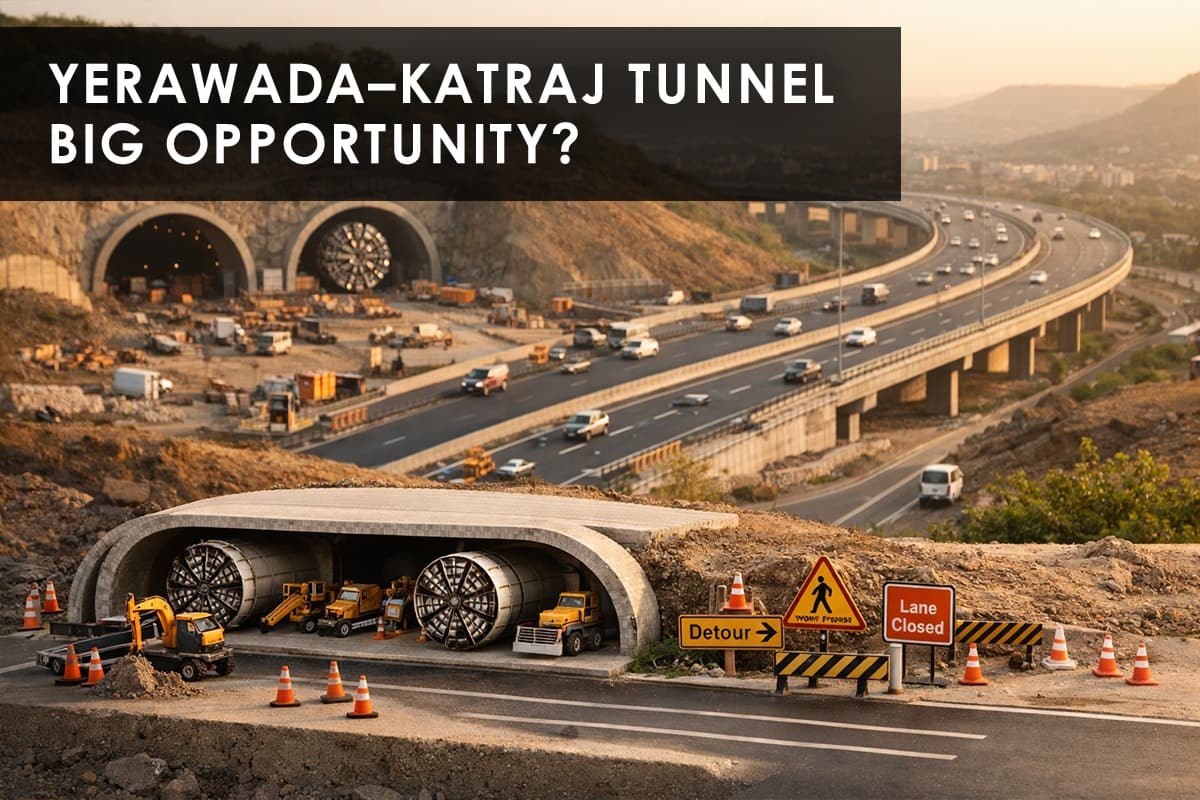 Yerawada–Katraj 8-Lane Tunnel: Pune's Solution for Traffic and Real Estate? - Featured blog image