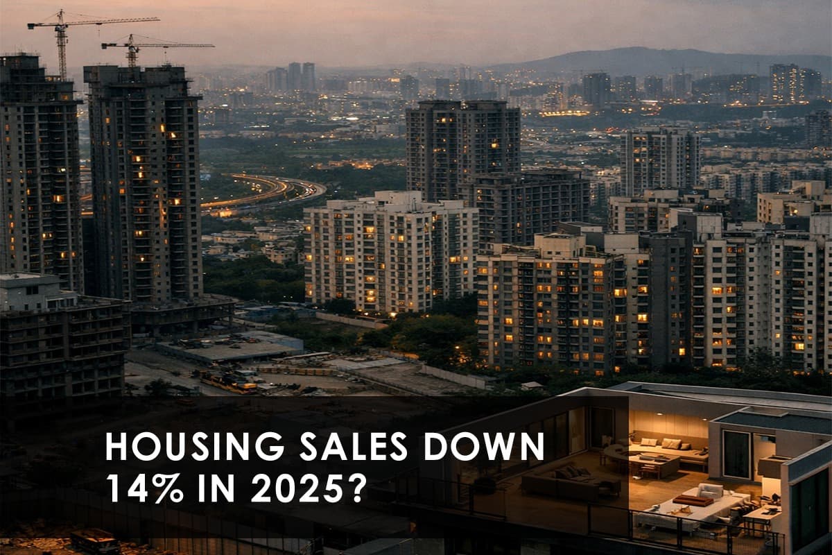 Housing Sales Decline Across Major Indian Cities in 2025: Key Trends and Analysis - Featured blog image