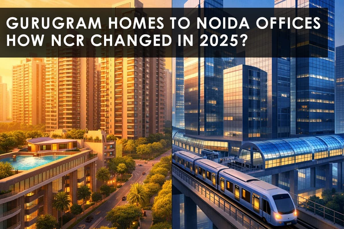 NCR Real Estate 2025: Gurugram's Housing Demand and Noida's Office Strength Explained - Featured blog image