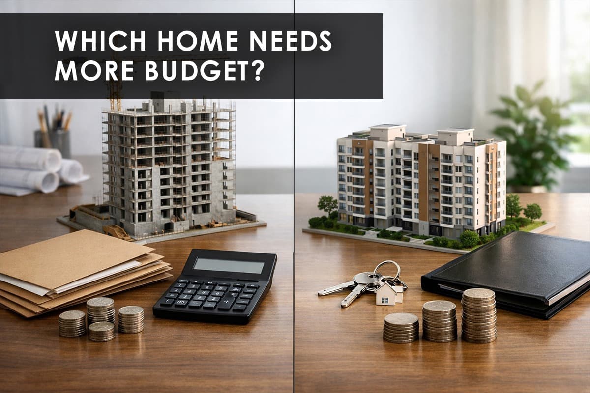 Budget Planning: Under-Construction vs. Ready-to-Move Homes - Featured blog image