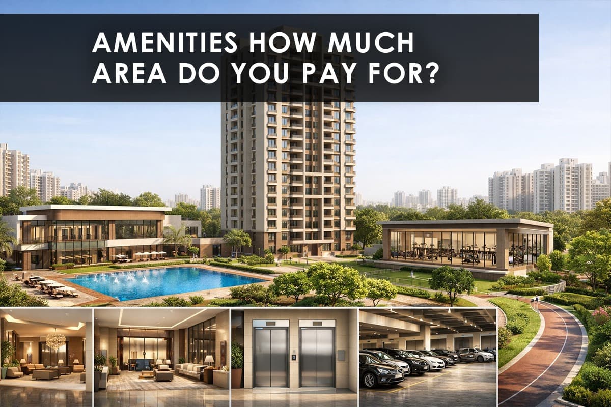 How Amenities Affect Super Built-Up Area in Residential Projects - Featured blog image