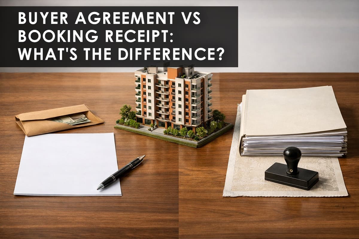 Buyer Agreement vs Booking Receipt: Key Differences Every Homebuyer Must Know - Featured blog image