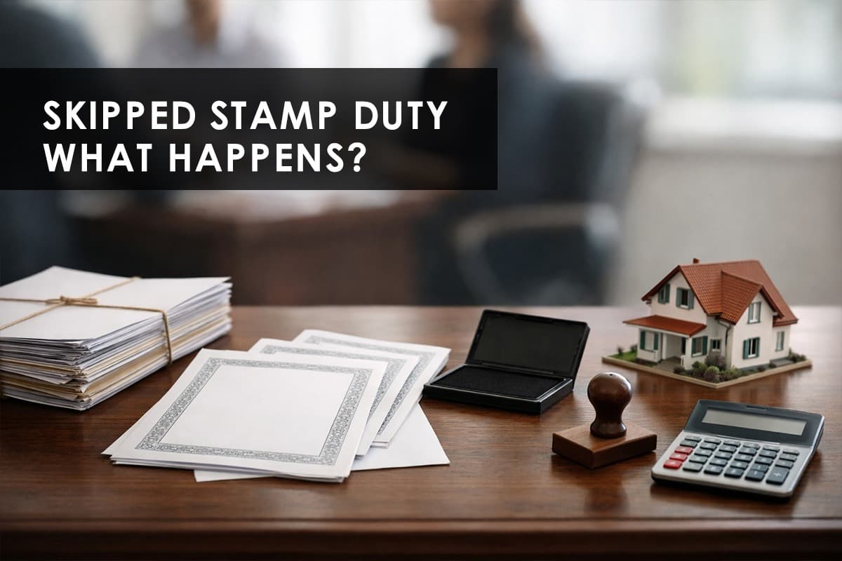 What Happens When Property Is Registered Without Stamp Duty? - Featured blog image