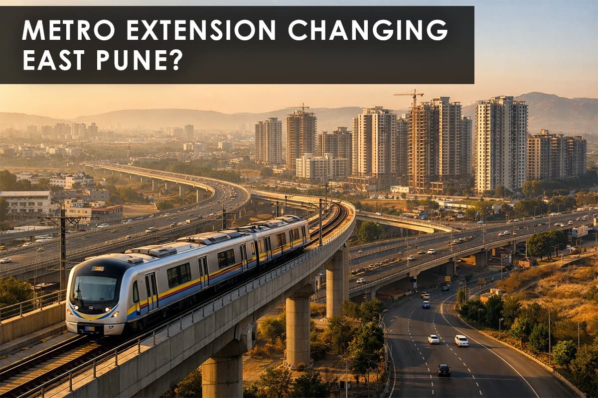 Pune Metro Line 2 Extension: Ramwadi–Wagholi–Vitthalwadi — East Pune’s Next Big Boom! - Featured blog image