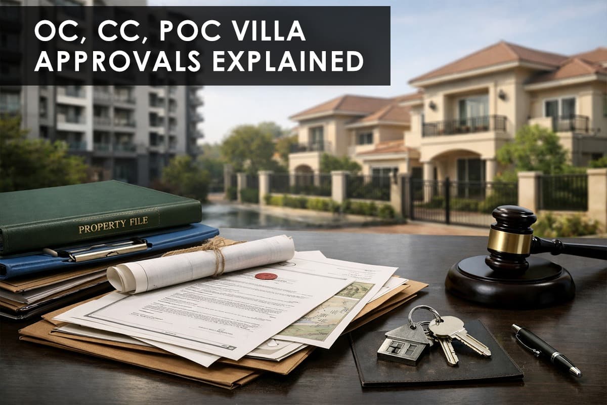 OC, CC, and POC: Understanding the Differences for Flats vs. Villas in India - Featured blog image