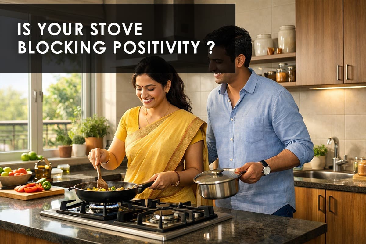 Stove Positioning for Positive Energy in the Kitchen: Feng Shui and Vastu Guidelines - Featured blog image