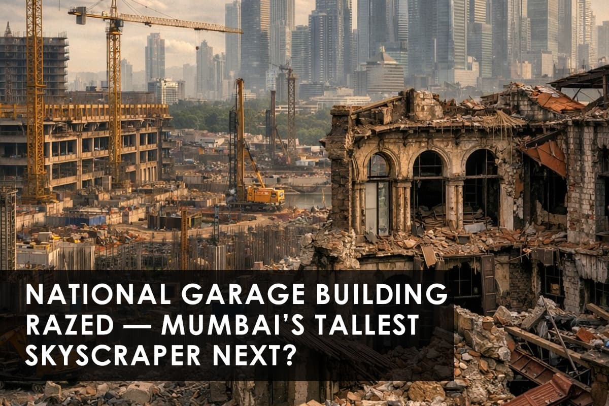 End of an Era: National Garage Building Razed for Mumbai’s Tallest Skyscraper - Featured blog image