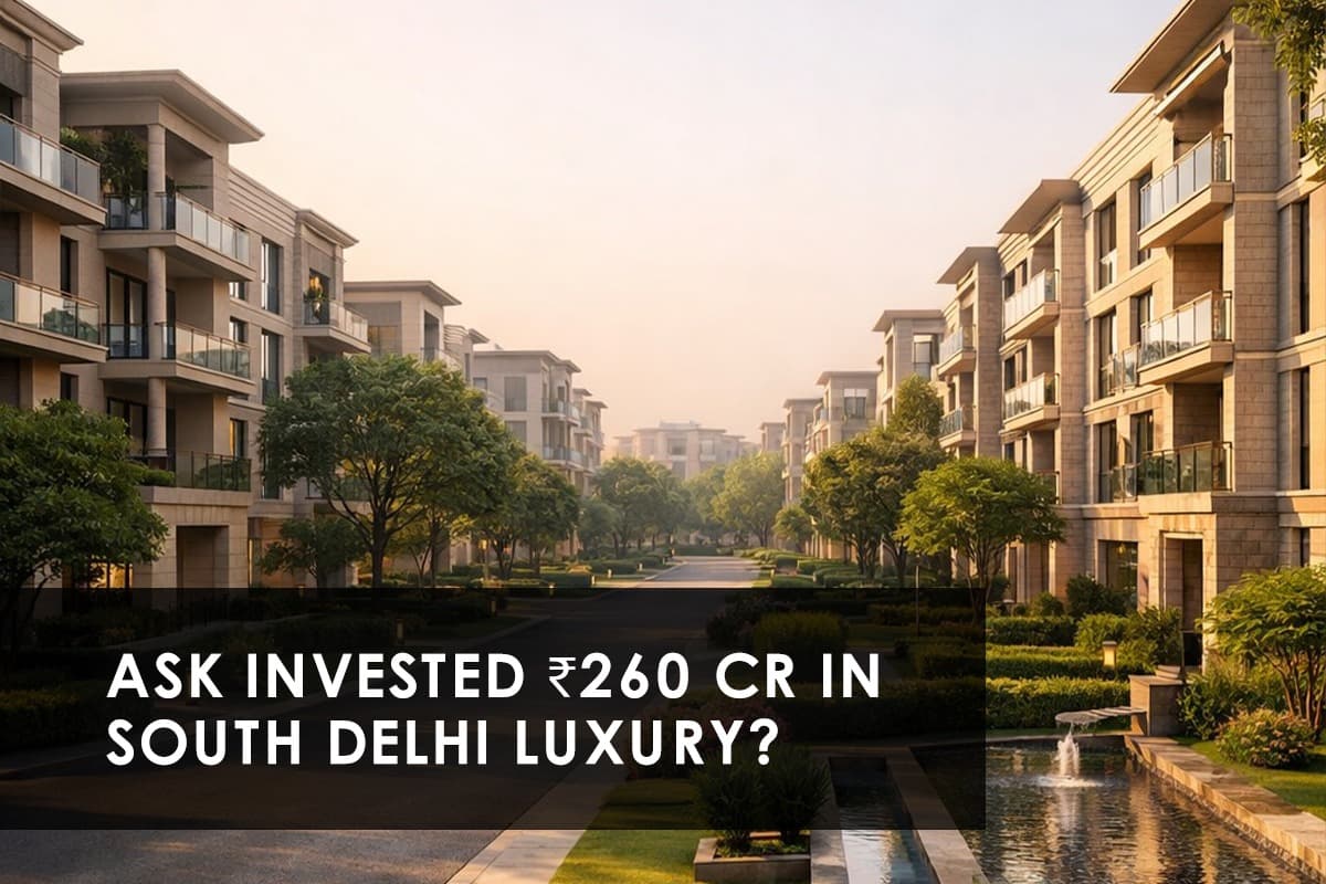 ASK Property Fund Invests ₹260 Crore in Kreeva’s South Delhi Luxury Housing Project: An NCR Real Estate Update - Featured blog image