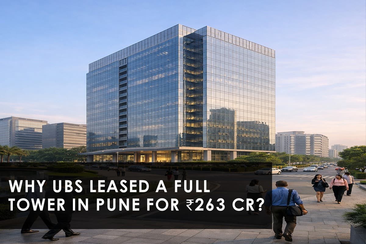 UBS Leases Entire Office Tower in Pune: A ₹263 Crore Deal - Featured blog image