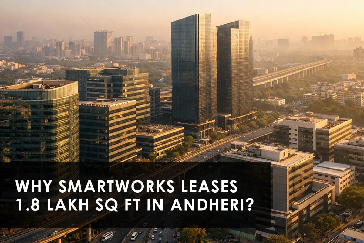 Smartworks Expands Mumbai Presence with 1.8 Lakh Sq Ft Office Lease in Andheri - Featured blog image