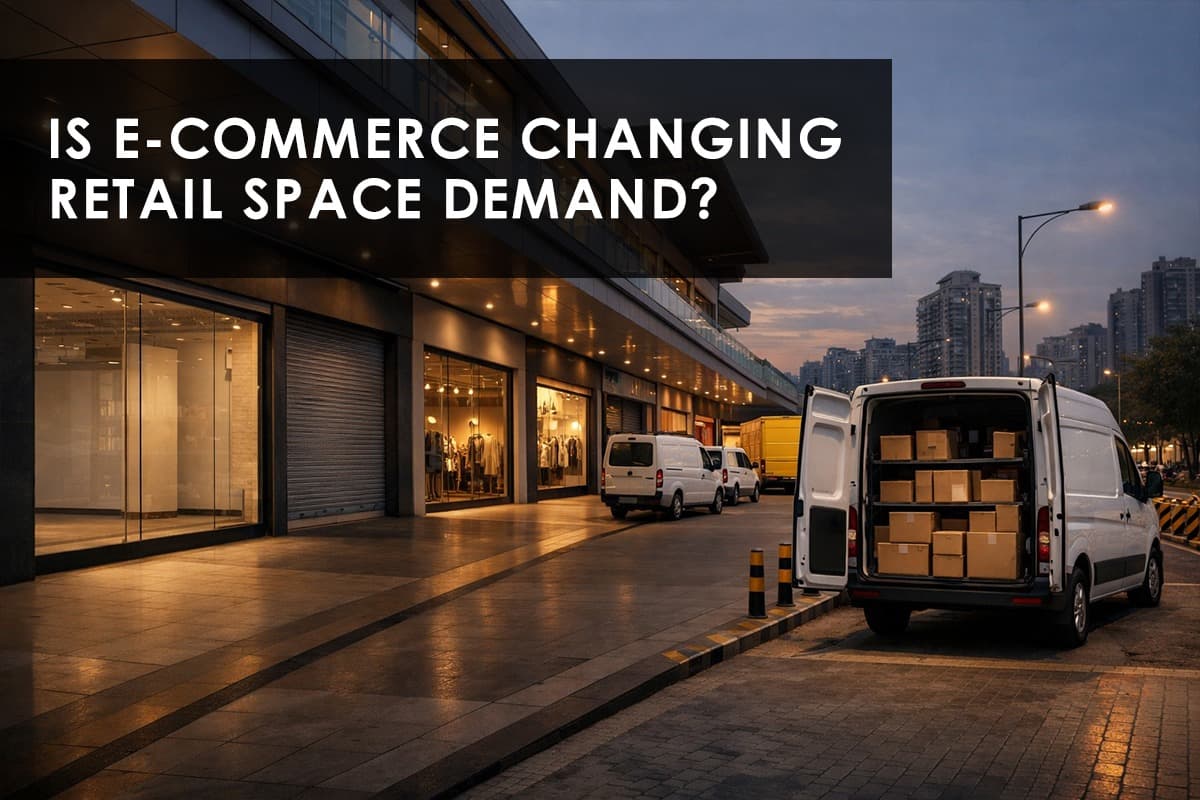 How E-Commerce Is Reshaping Retail Space Demand in India - Featured blog image