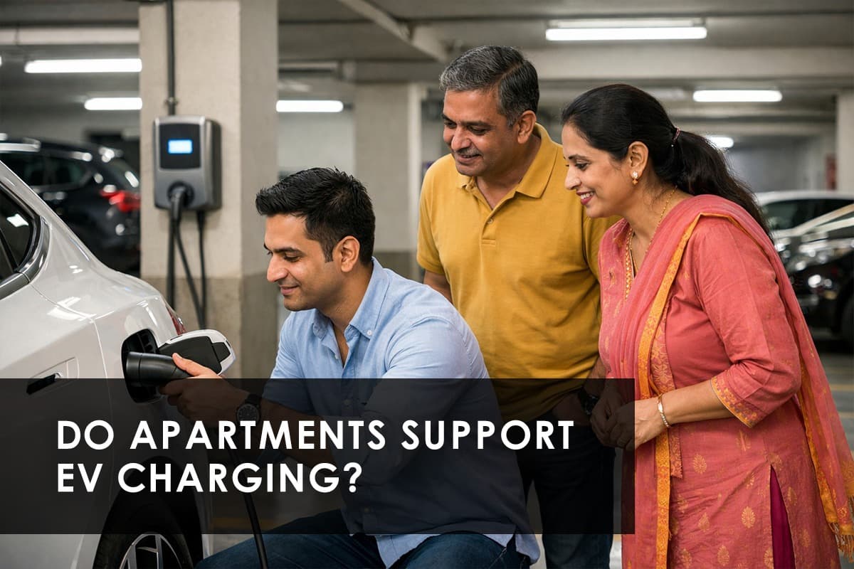 Types of EV Chargers for Residential Buildings: A Practical Guide for Indian Homebuyers - Featured blog image