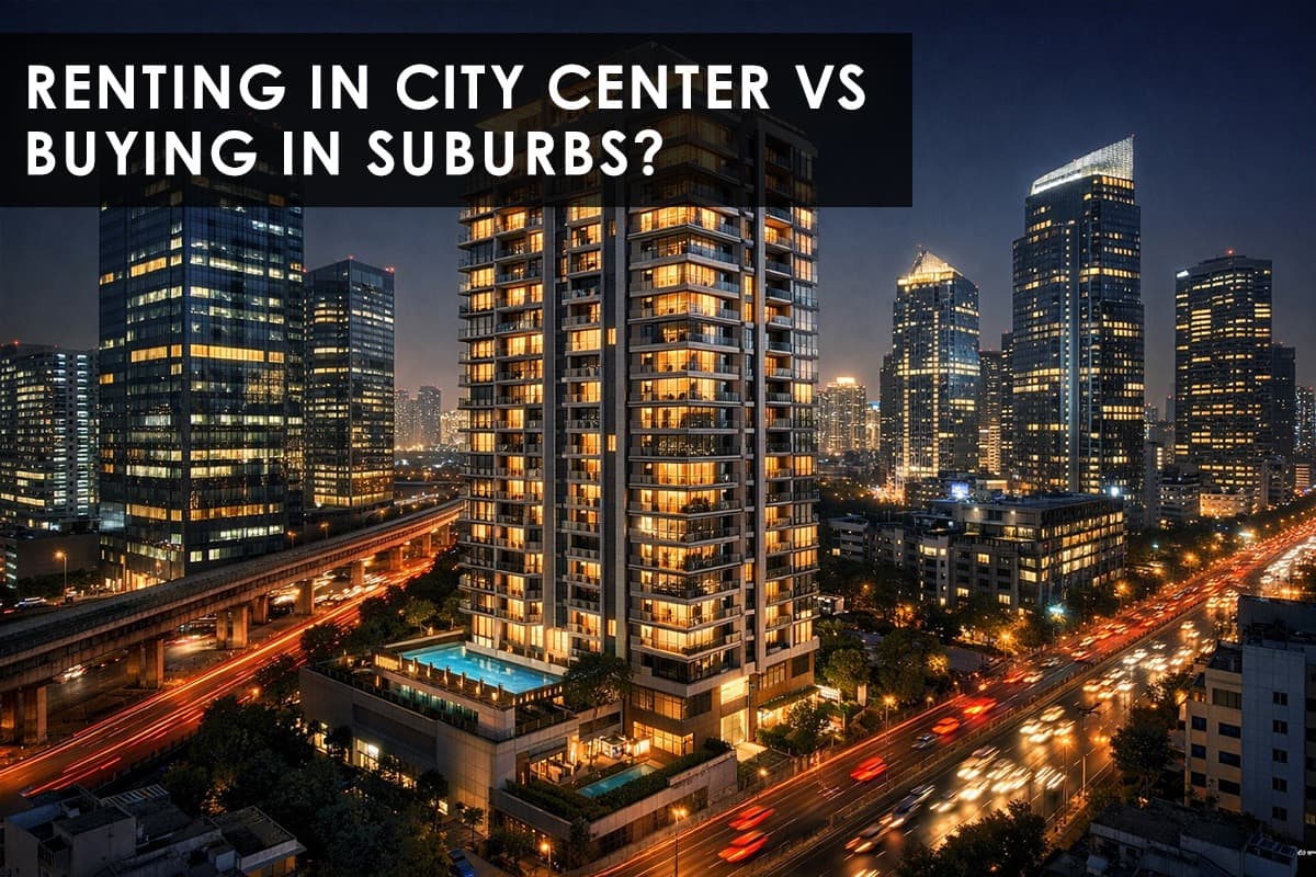 Renting in the City Centre vs Buying in the Suburbs: A Comprehensive Guide for Indian Professionals - Featured blog image