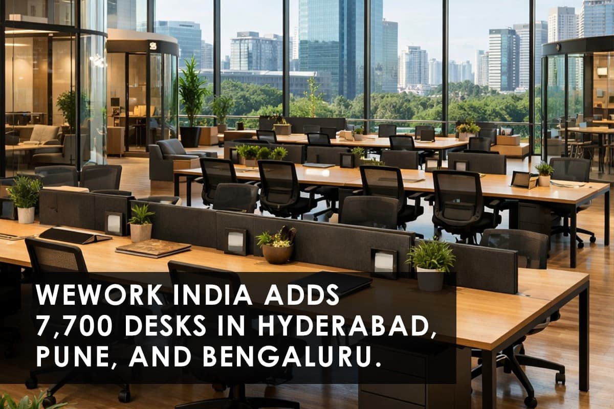WeWork India Expands: Adding 7,700 Desks Across Bengaluru, Hyderabad, and Pune - Featured blog image