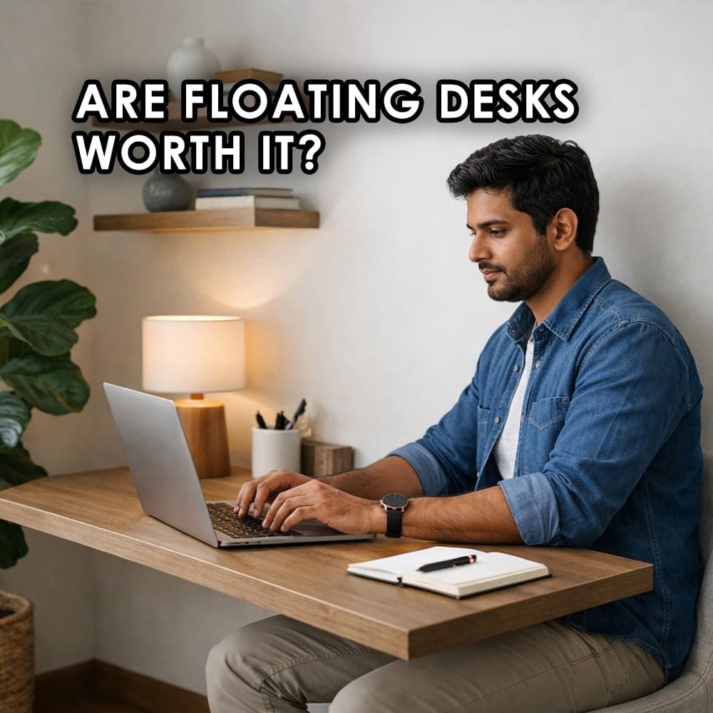 Floating Desks: A Space-Saving Solution for Indian Home Offices - Feature image