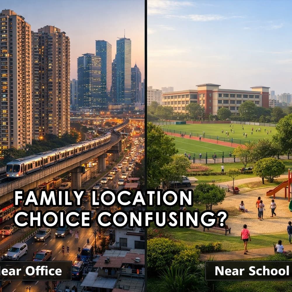 Office vs. School: Where Should You Buy Your Home in India? - Feature image