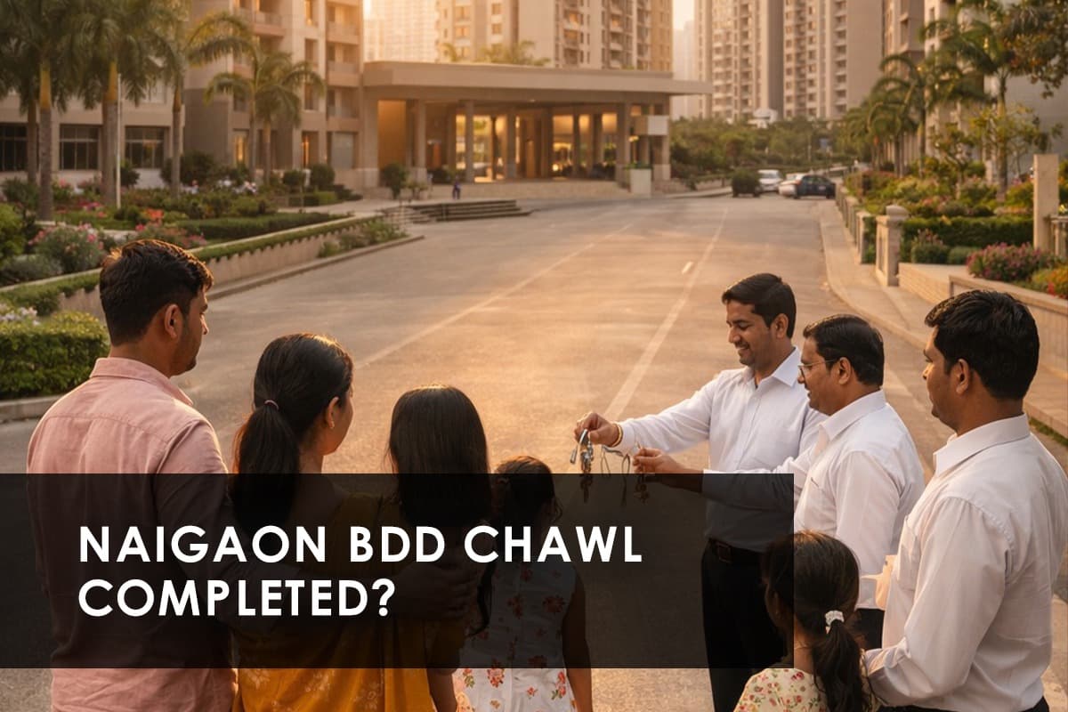 Mumbai BDD Redevelopment: 864 Flats Handed Over to Naigaon Residents - Featured blog image