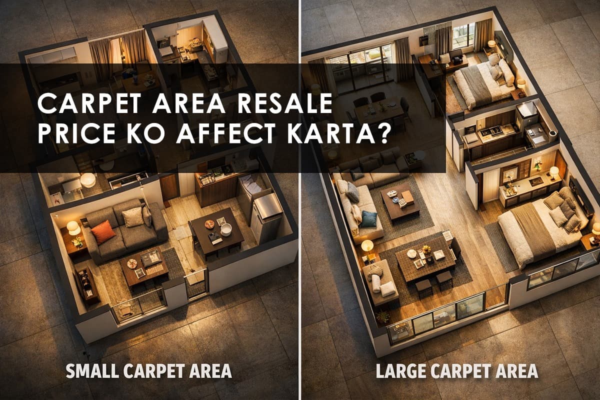 Carpet Area and Resale Value: The Connection Indian Buyers Often Overlook - Featured blog image