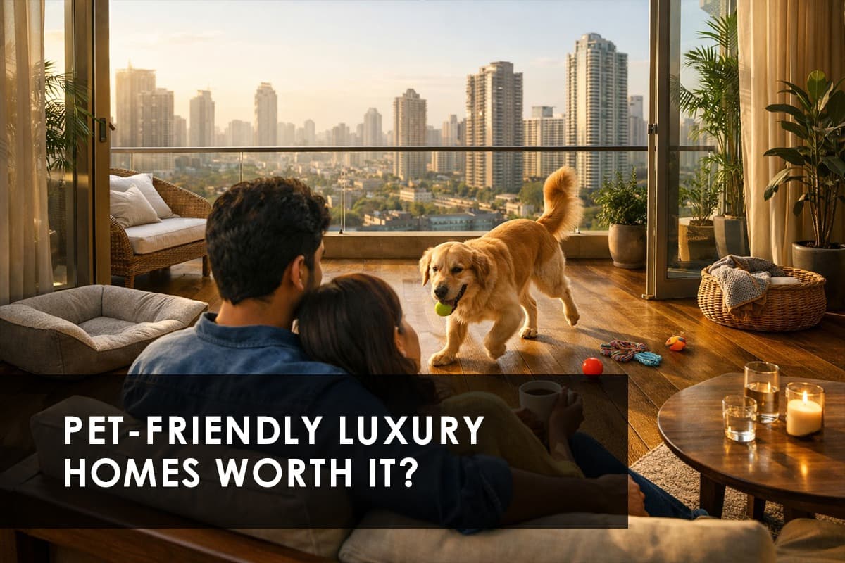 Luxury Apartments With Pet-Friendly Amenities: How Indian Housing Is Catching Up With Pet Owners - Featured blog image