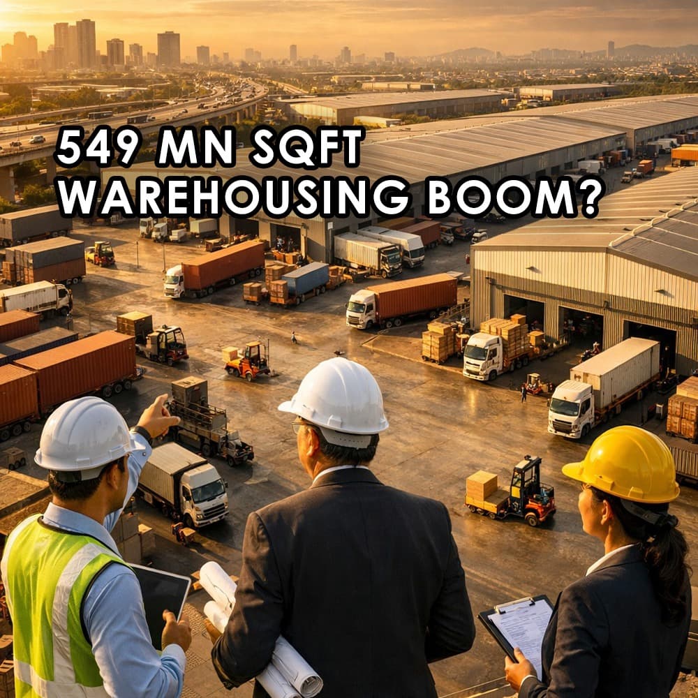 India's Warehousing Boom: Analyzing the Significance of Crossing Half a Billion Square Feet - Feature image