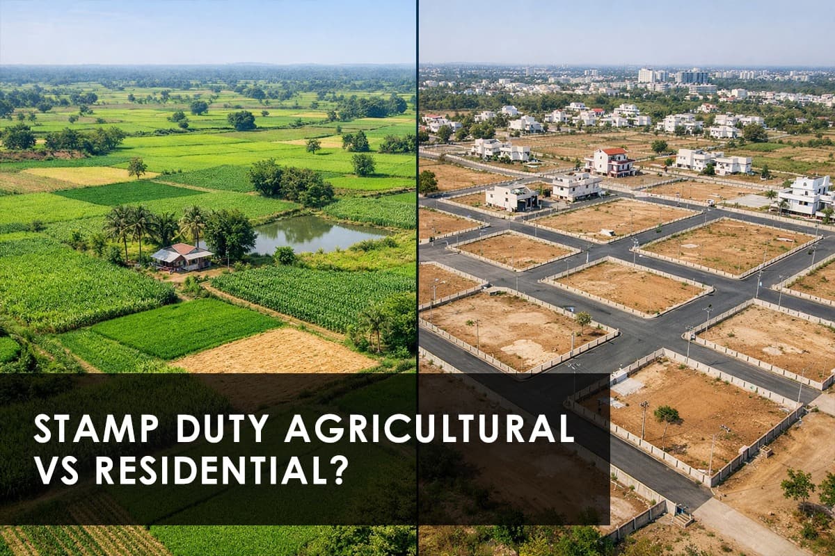 Stamp Duty on Agricultural Land vs Residential Land: A Comprehensive Guide for Indian Buyers - Thumbnail image