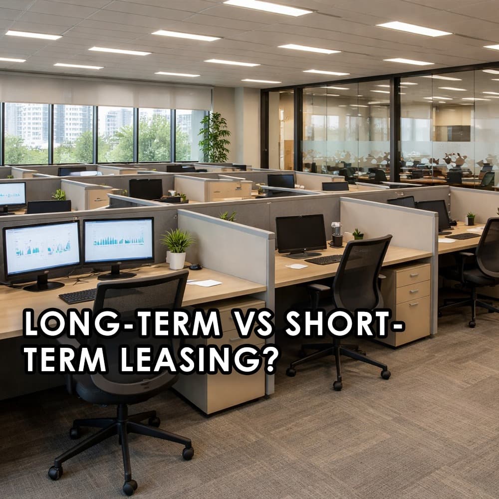 Short-Term vs Long-Term Office Lease: Pros, Cons, and the Right Call for Indian Businesses in 2026 - Feature image