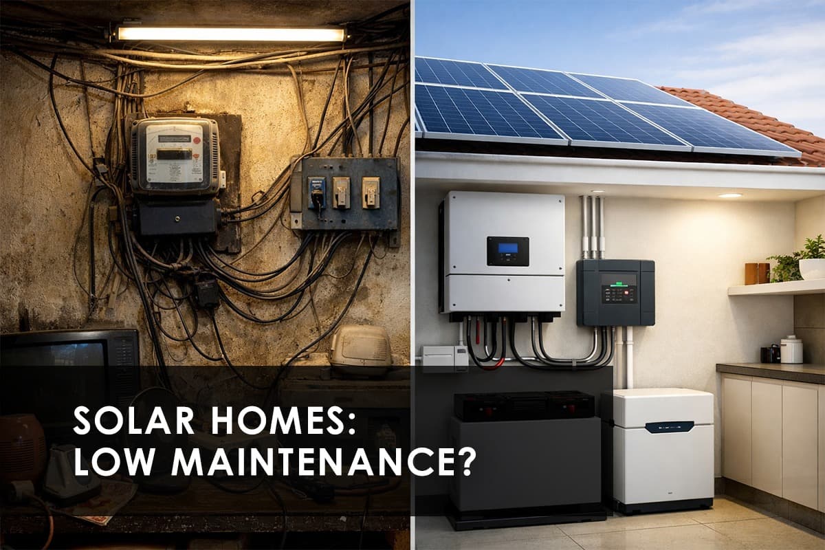 Solar Homes with Low-Maintenance Solar Panels: A Complete Guide for Indian Homeowners - Featured blog image