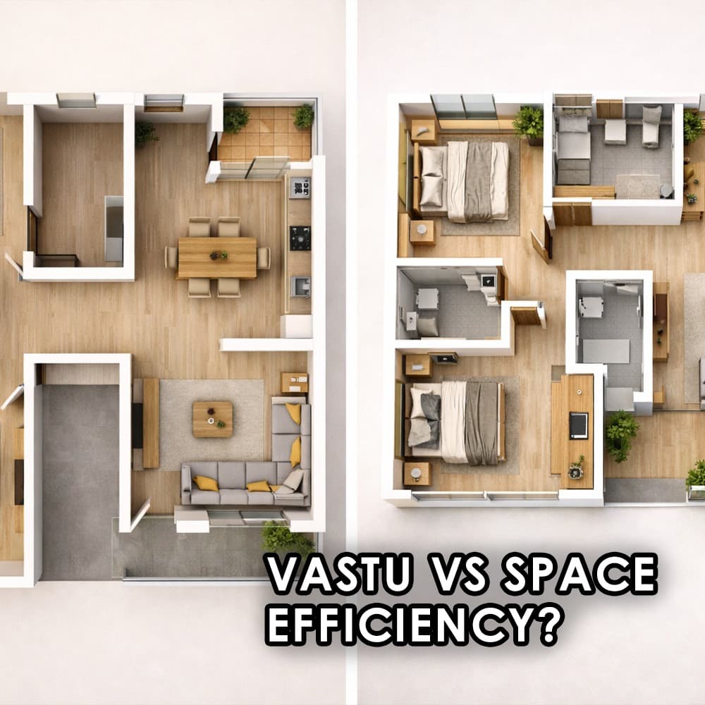 Vastu Layout vs Area Efficiency: Balancing Home Design in India - Feature image