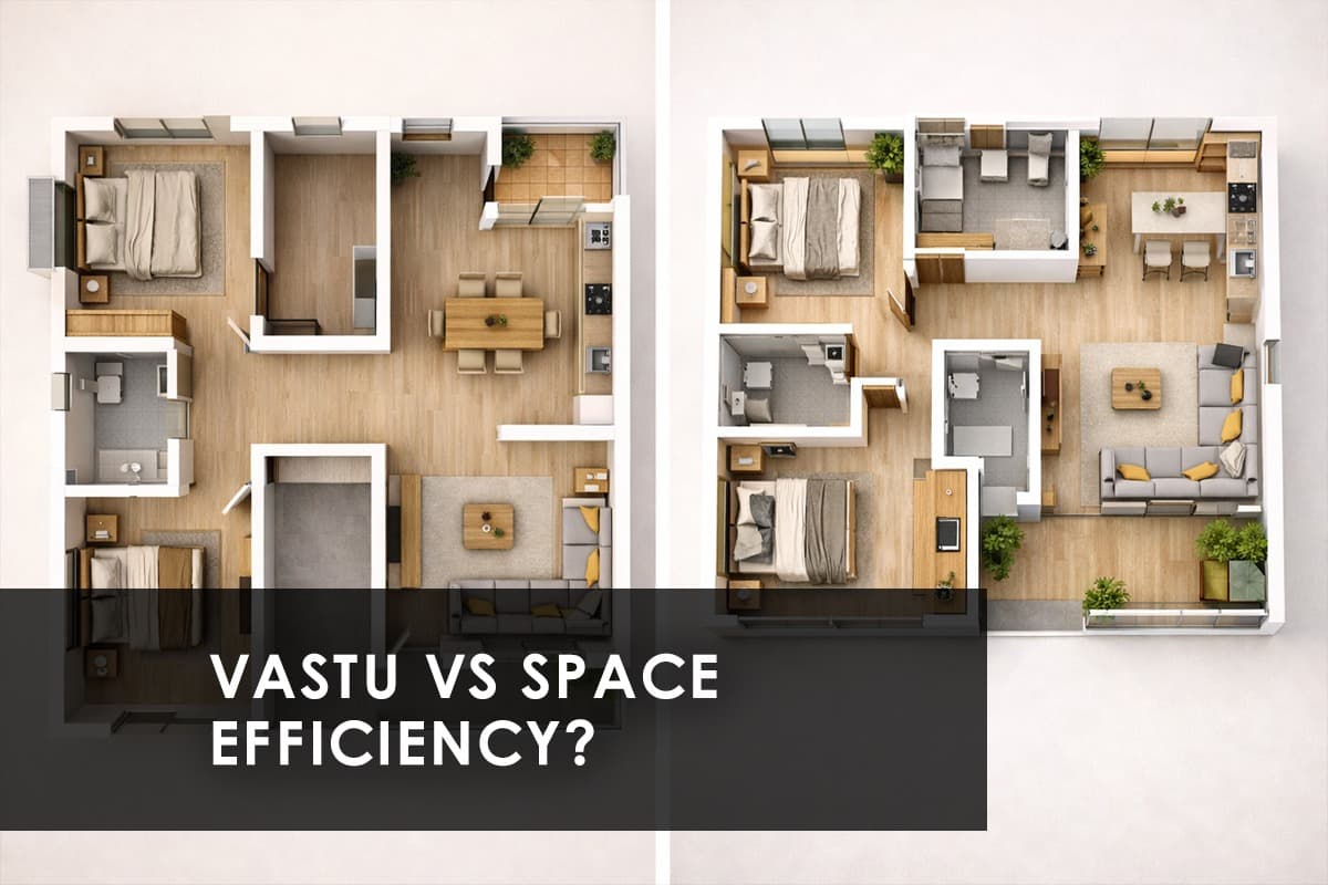 Vastu Layout vs Area Efficiency: Balancing Home Design in India - Featured blog image