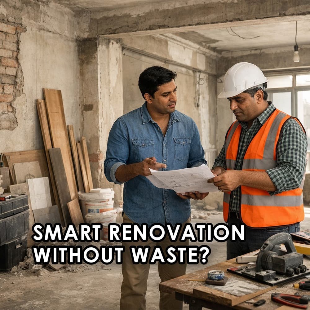 Renovating Your Flat Responsibly: Minimizing Waste in India - Feature image