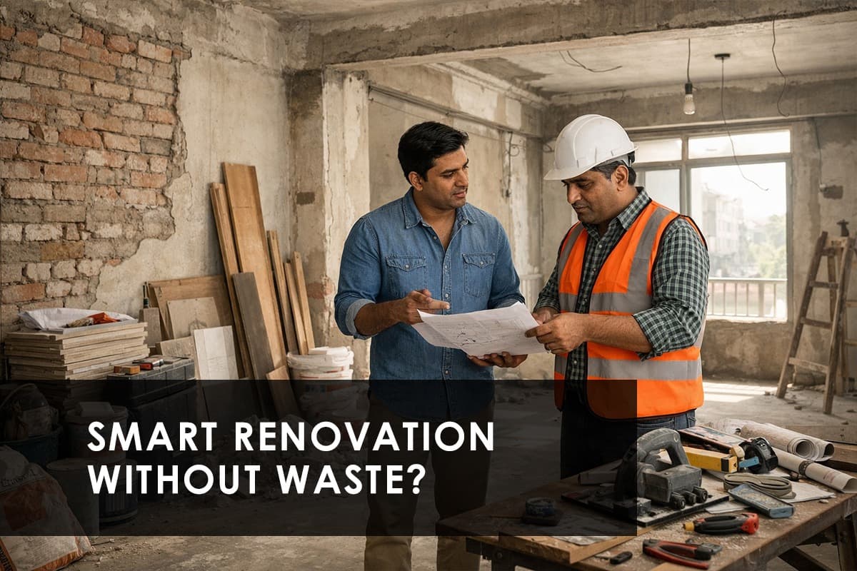Renovating Your Flat Responsibly: Minimizing Waste in India - Thumbnail image