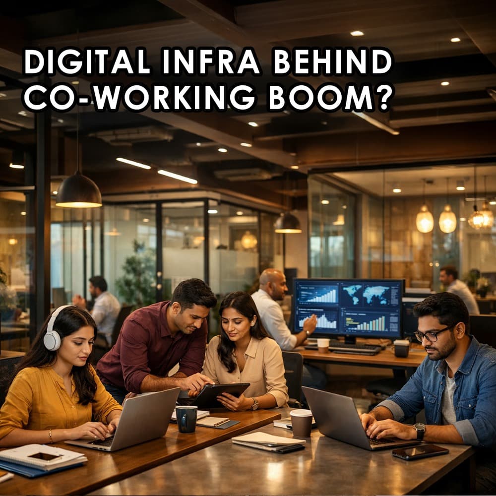 How Digital Infrastructure Has Become the Real Foundation of Co-working Spaces in India - Feature image