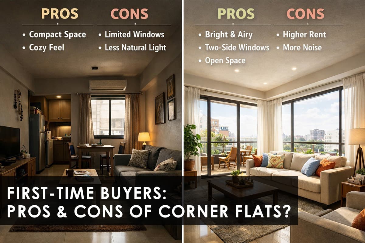 Corner Flat vs. Middle Unit: A First-Time Buyer's Guide in India - Thumbnail image