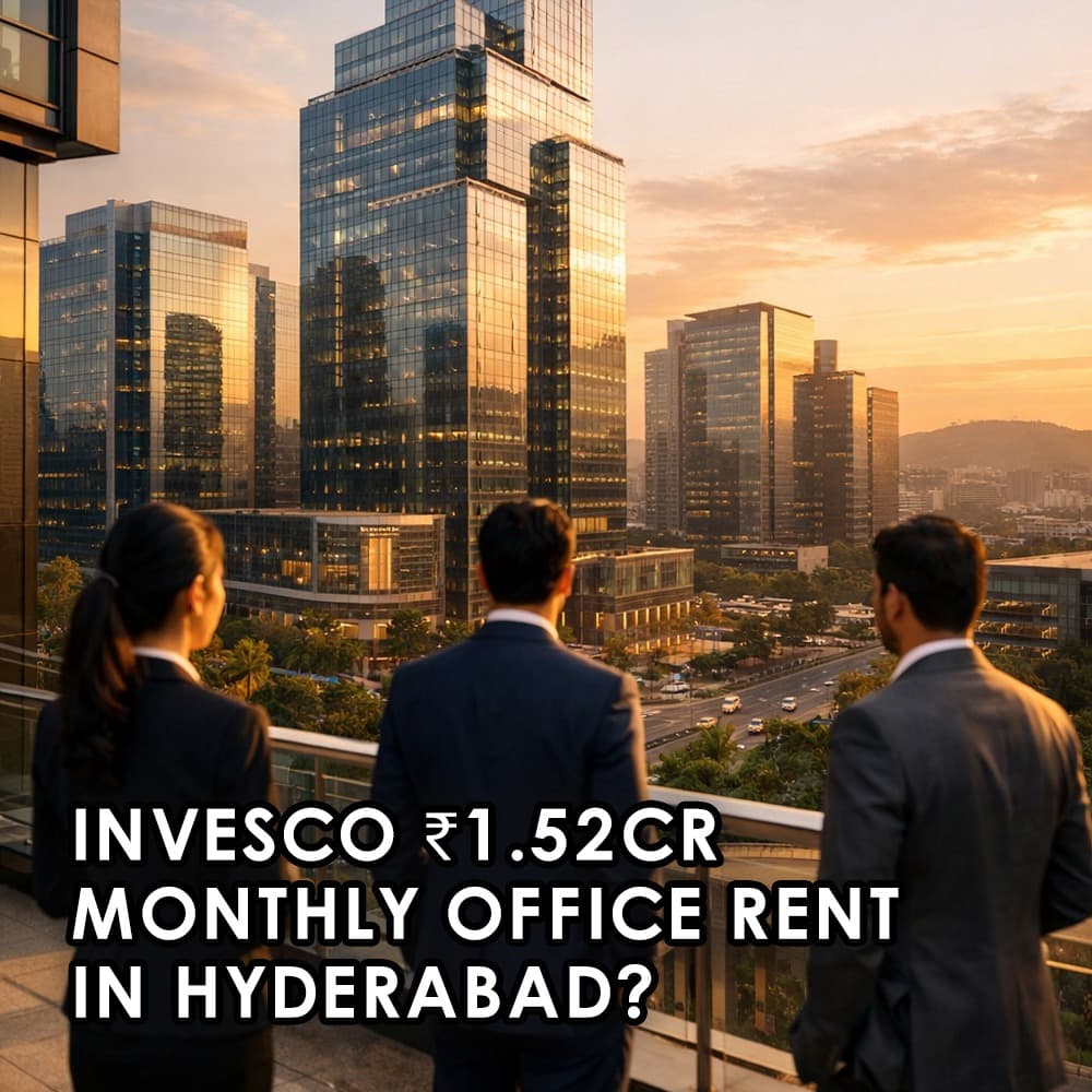 Invesco's ₹1.52 Crore Office Lease in Hyderabad: A Deep Dive into India's Commercial Hotspot - Feature image