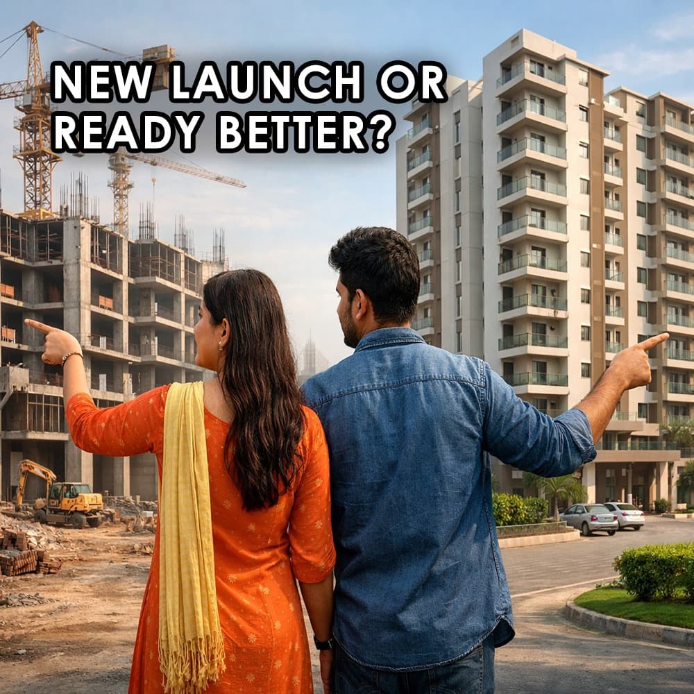 New Launch vs Ready-to-Move Property in India: A Cost Comparison - Feature image