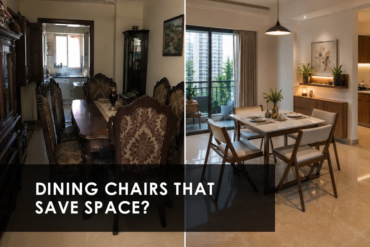 Compact Dining Chairs That Save Space in Small Indian Homes - Thumbnail image