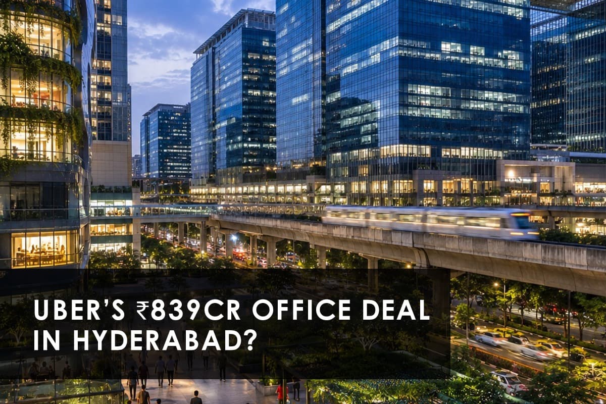 Uber's ₹839 Crore Office Deal in Hyderabad Is One of India's Biggest Commercial Leases Ever - Thumbnail image