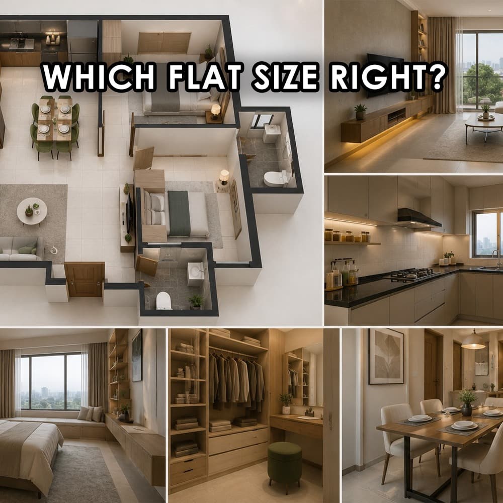 How to Choose the Right Flat Size: A Practical Guide for Indian Homebuyers - Feature image