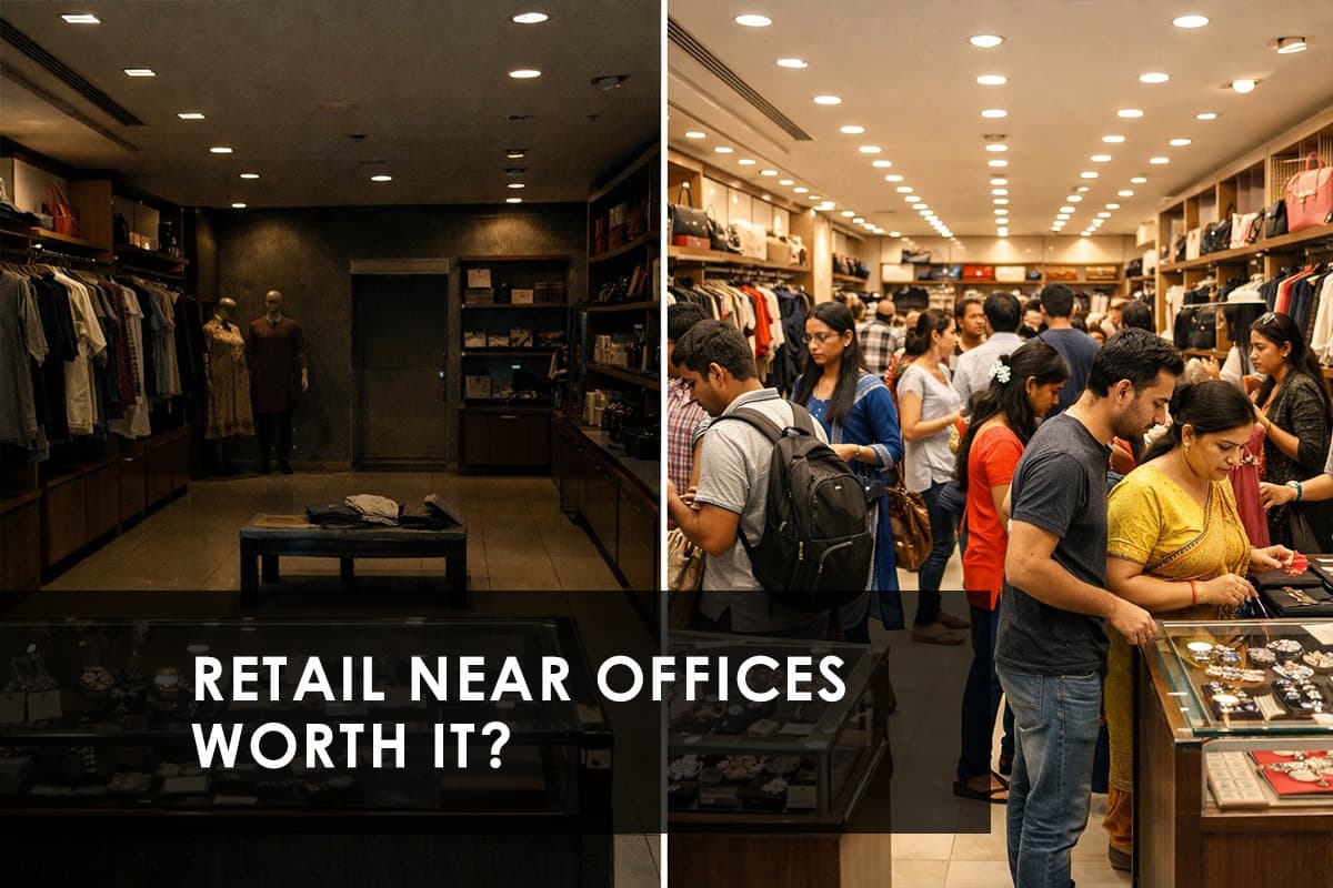 Why Retail Spaces Near Office Hubs Are Becoming India's Smartest Commercial Bet - Featured blog image