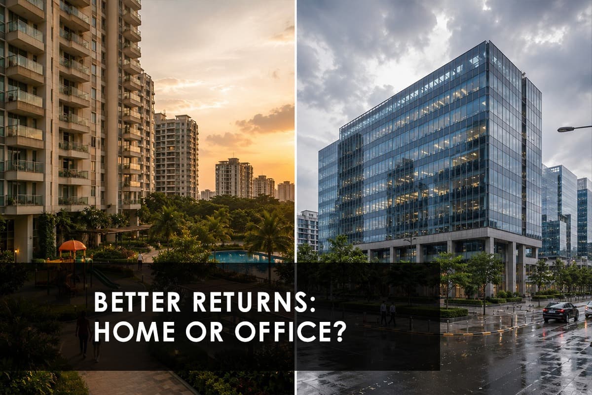 Choosing Between Residential and Commercial Property in India - Thumbnail image