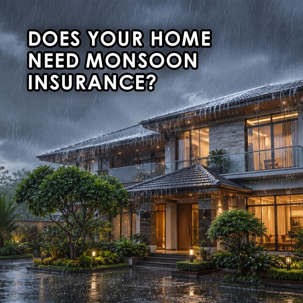 Monsoon Mein Ghar Ka Kya Hoga: Home Insurance Jo Har Homeowner Ko Leni Chahiye - Feature image